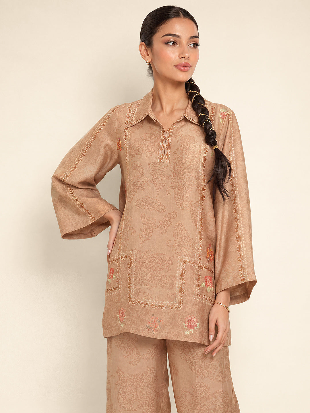 Sael co-ord set - Beige