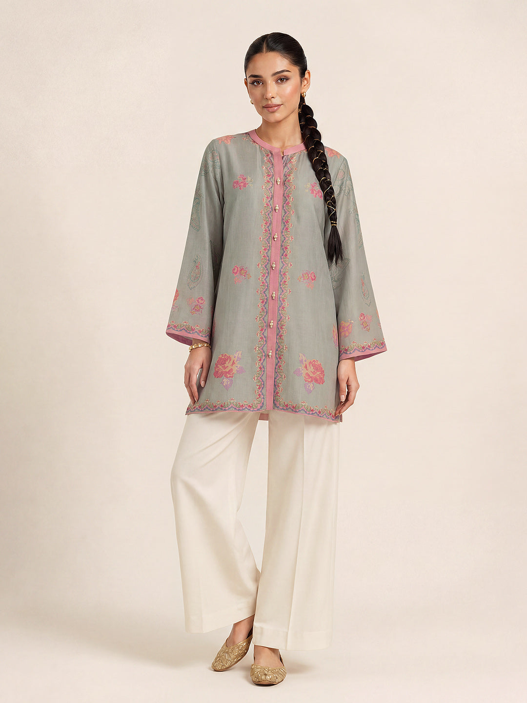 Savera top- Grey