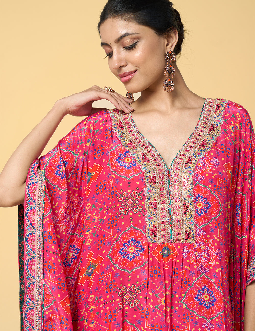 Gulzar Kurat Set - Pink