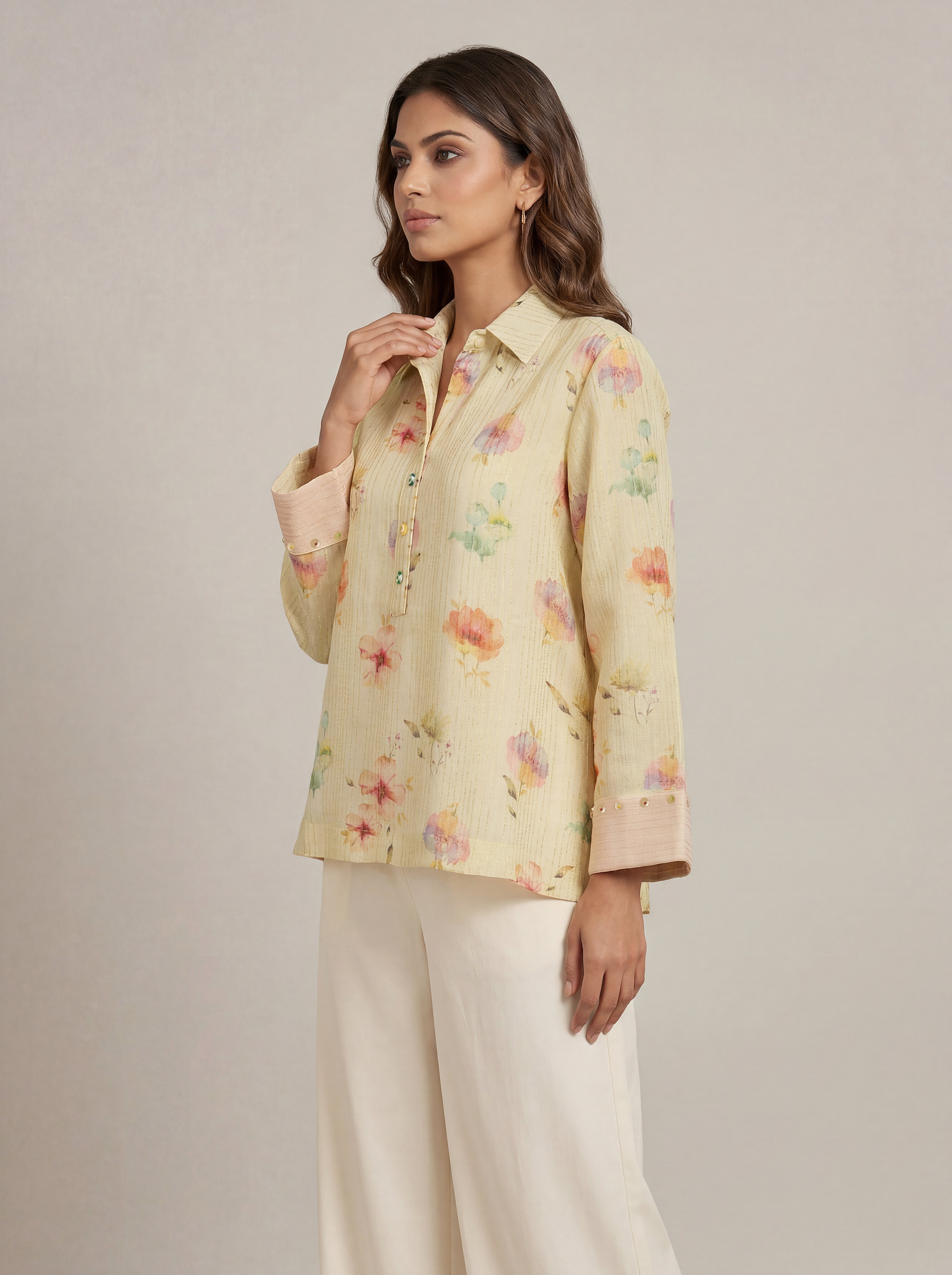 Printed Mira top