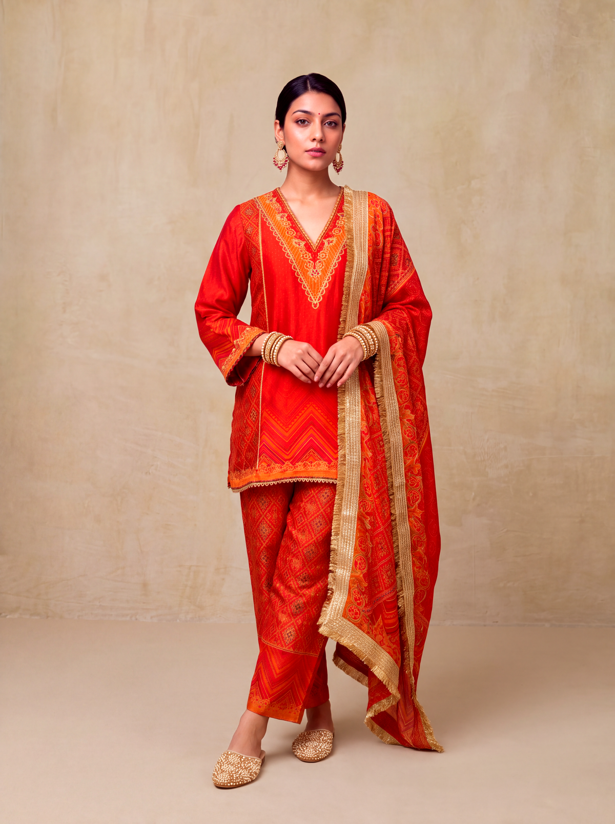Buy Red Kurta Set | Saundh