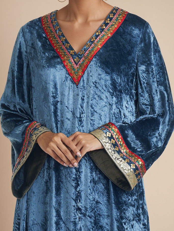 Oshin Kurta Set - Blue