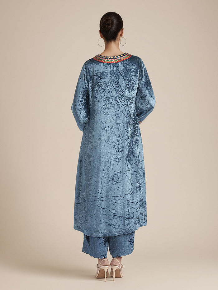 Oshin Kurta Set - Blue