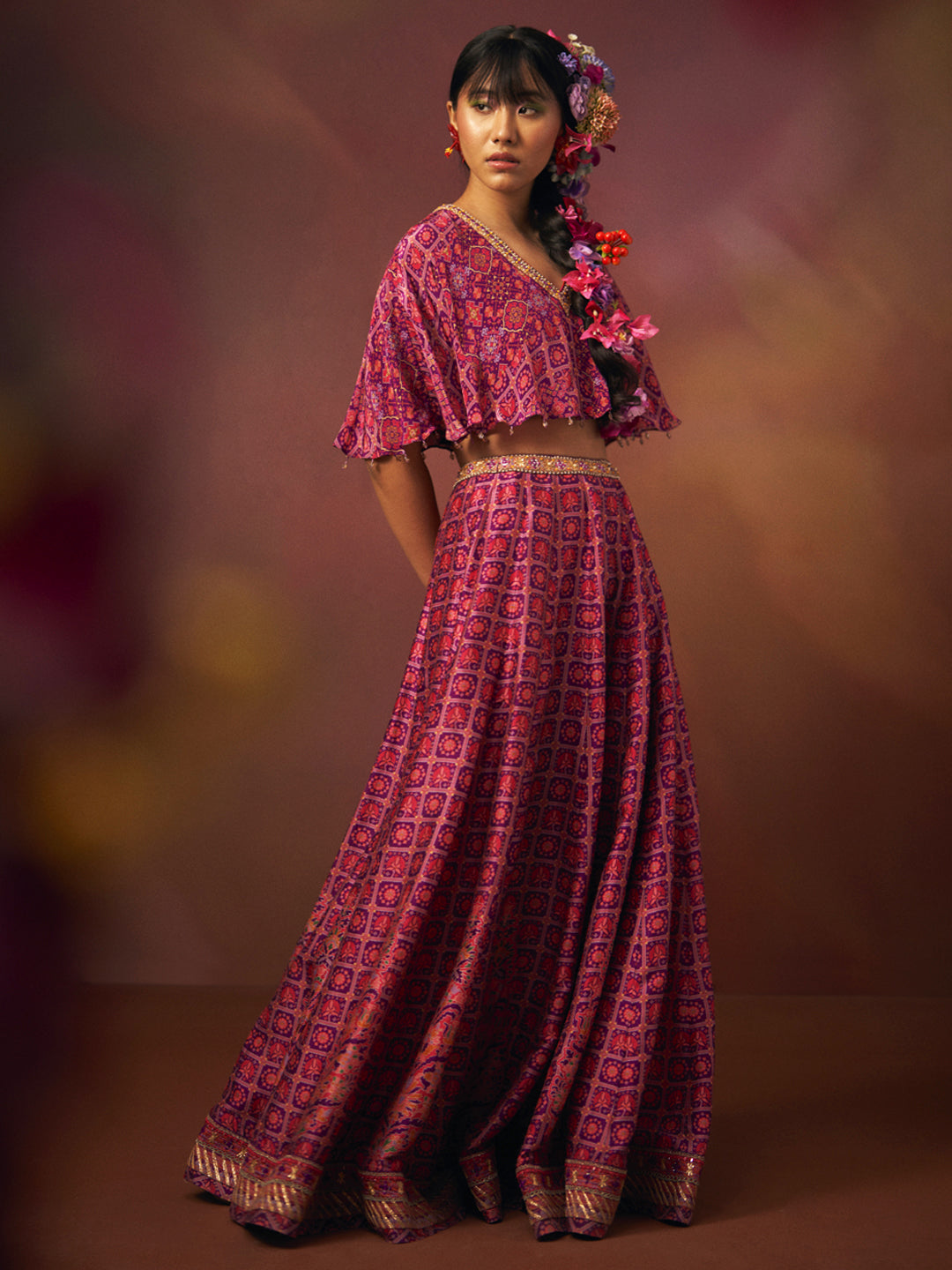 Rangeeli Lehenga Set - Purple