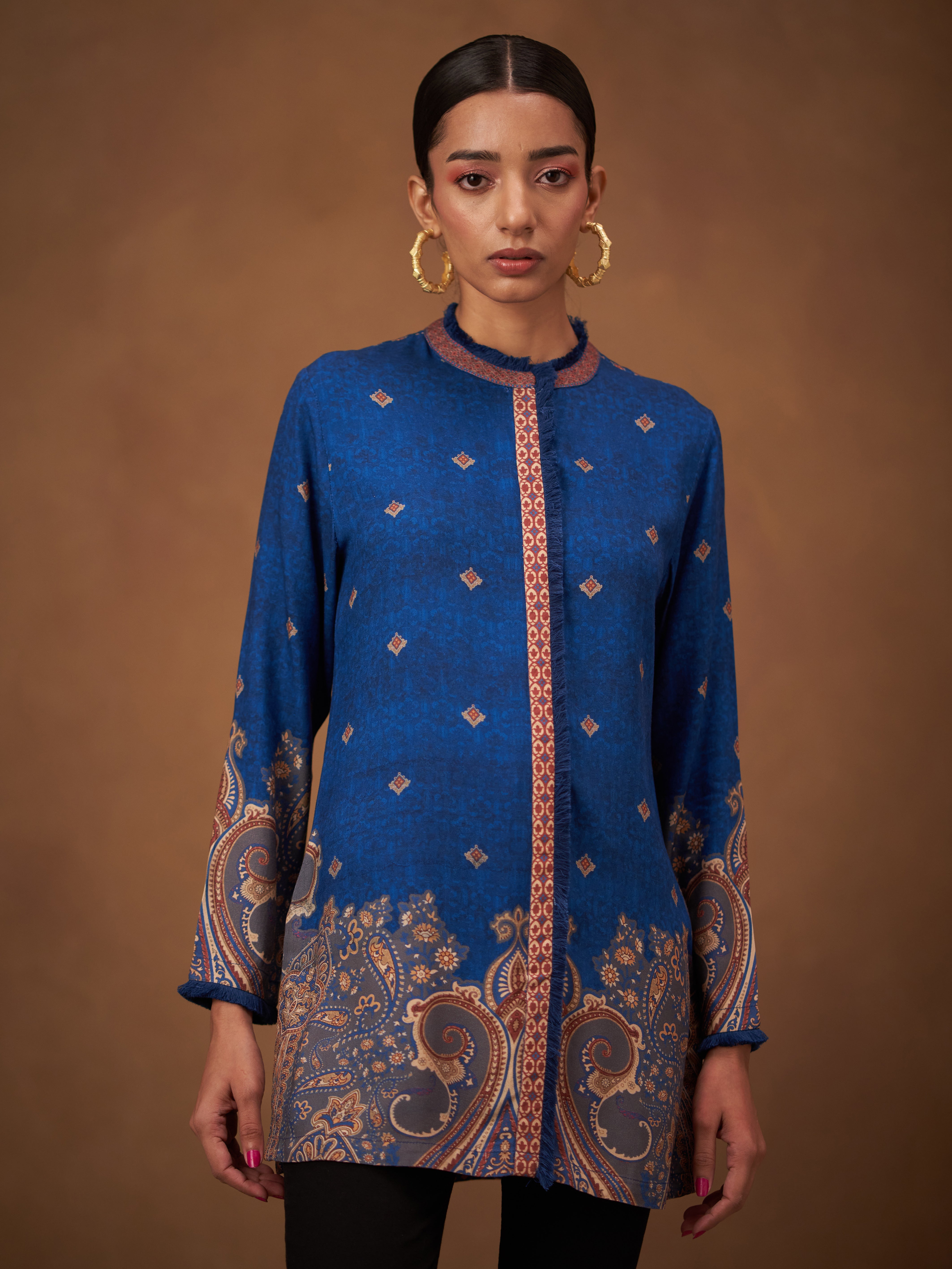 Neelam Top - Blue
