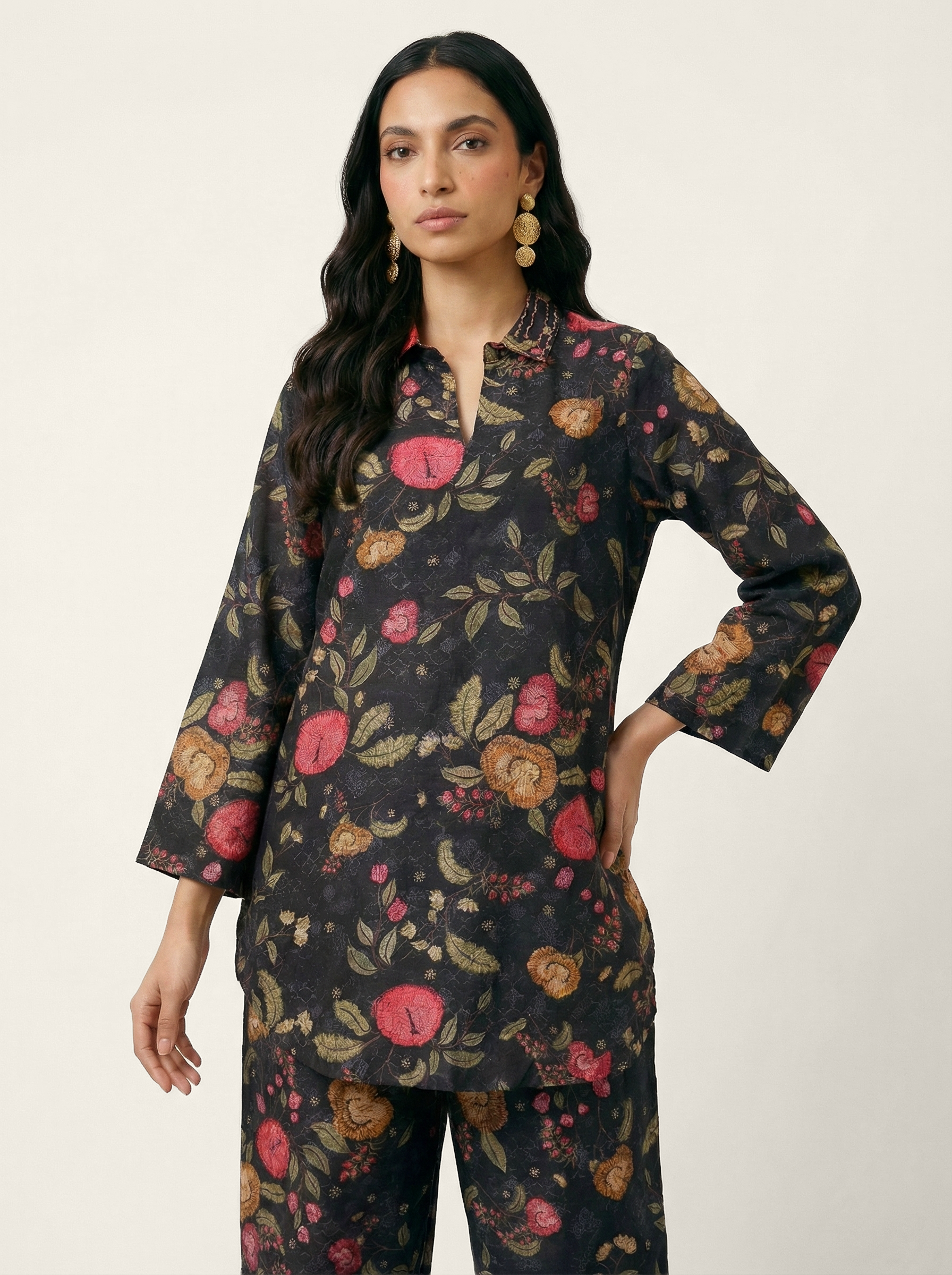 Shaam Co-ord Set - Black