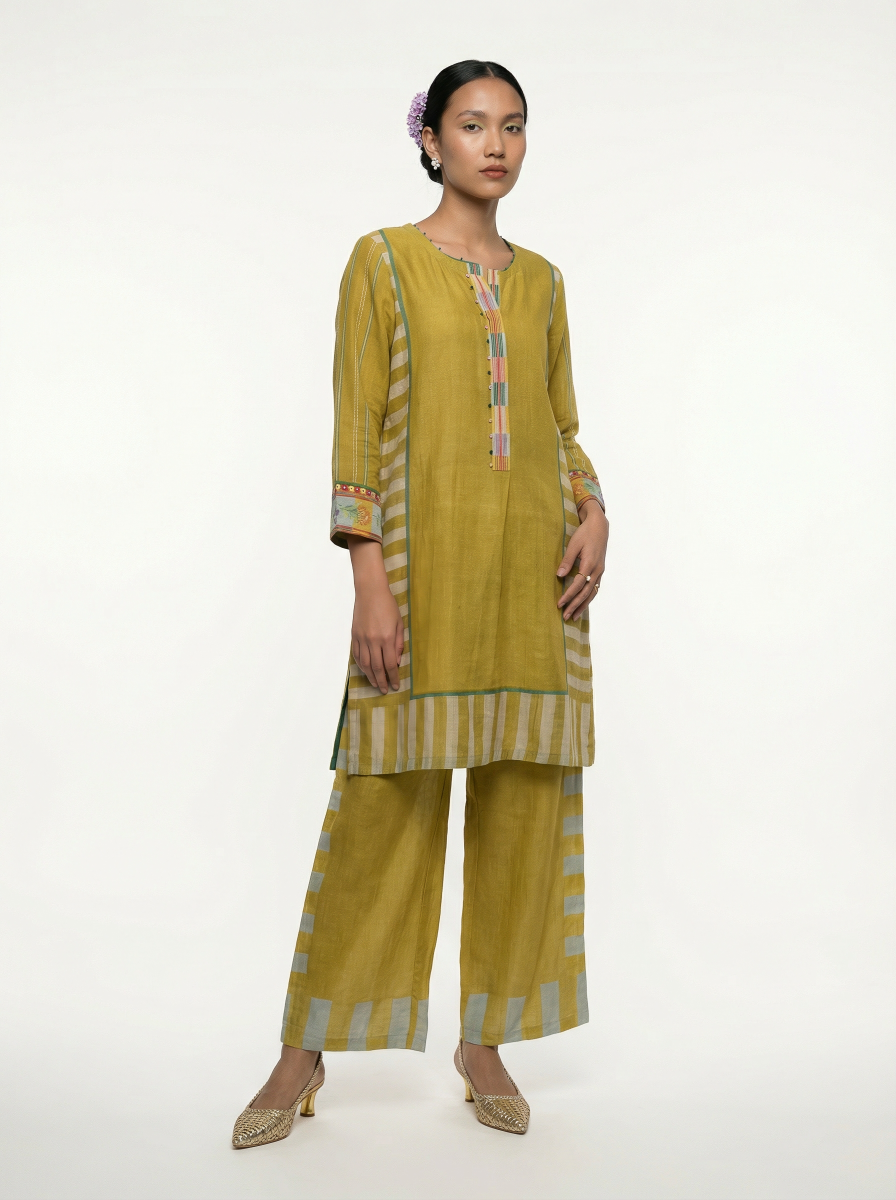Mihira co-ord set - Mustard