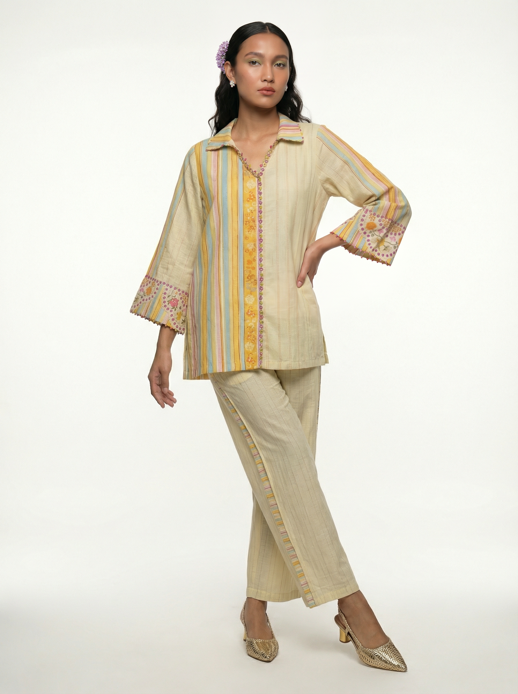 Pariza co-ord set- White