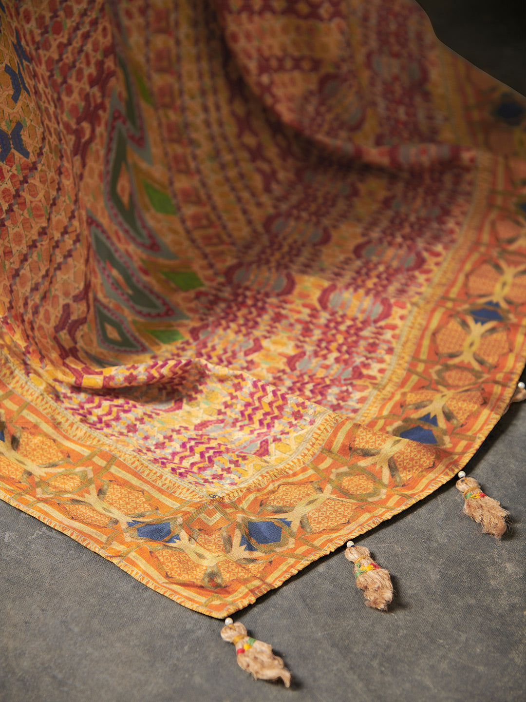 Zivara Saree - Mustard