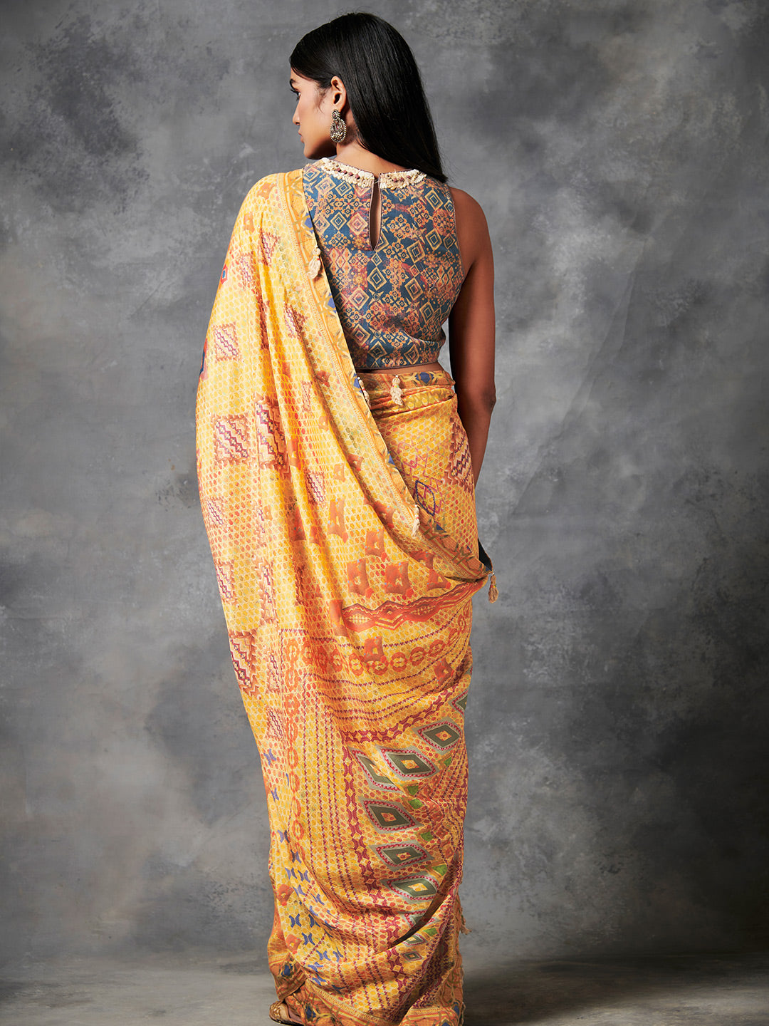 Zivara Saree - Mustard