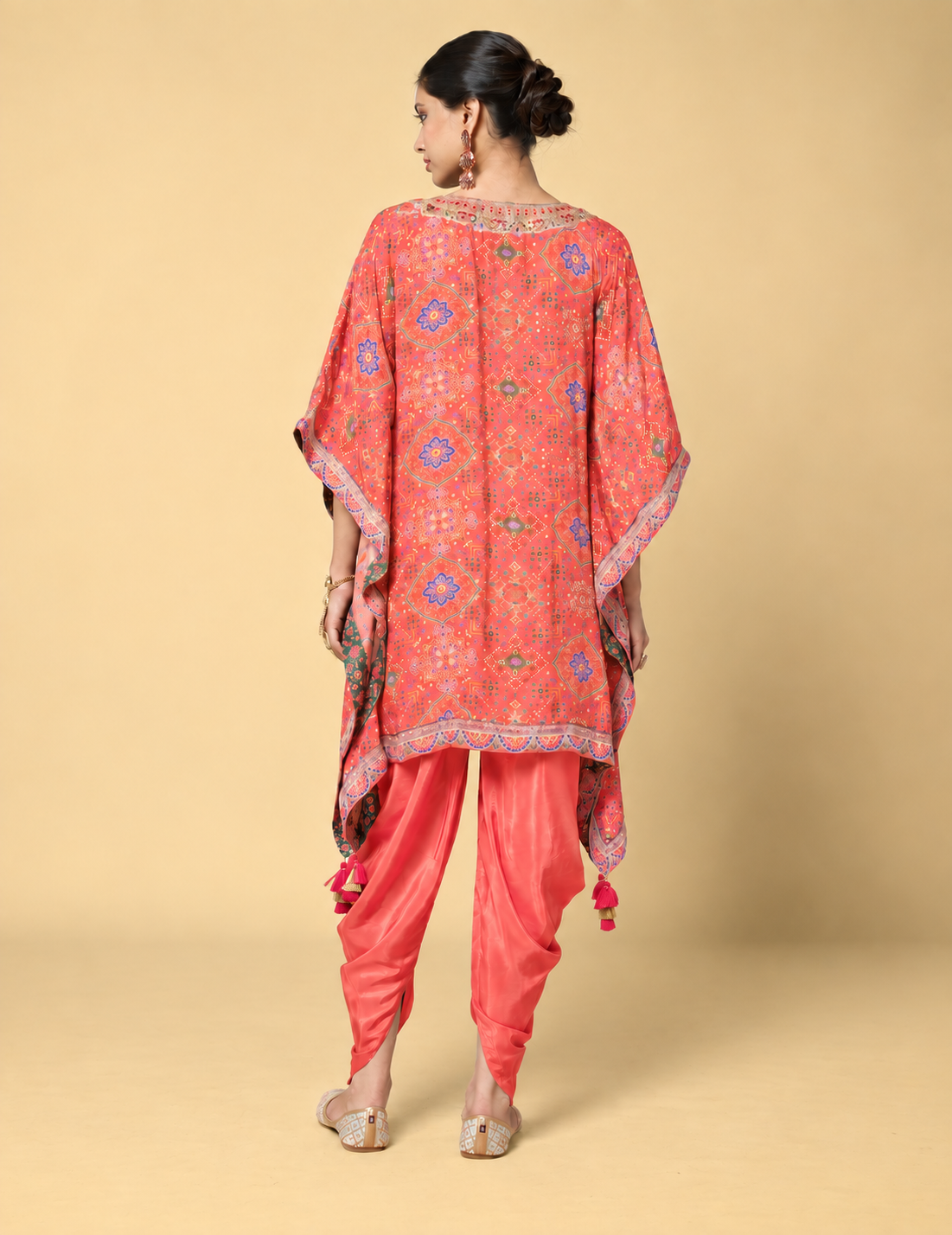 Gulzar Kurat Set - Orange