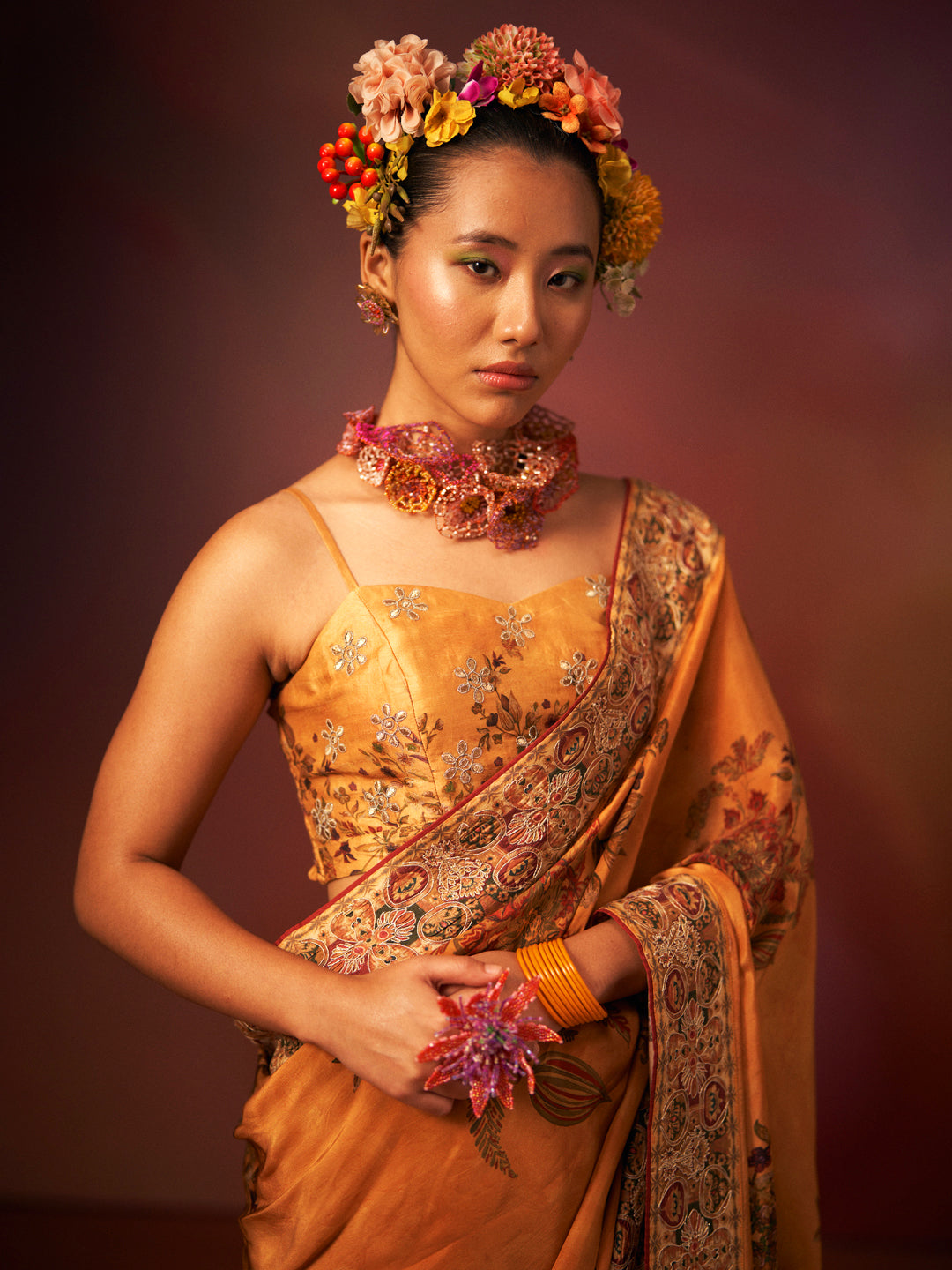 Haldi Saree - Yellow