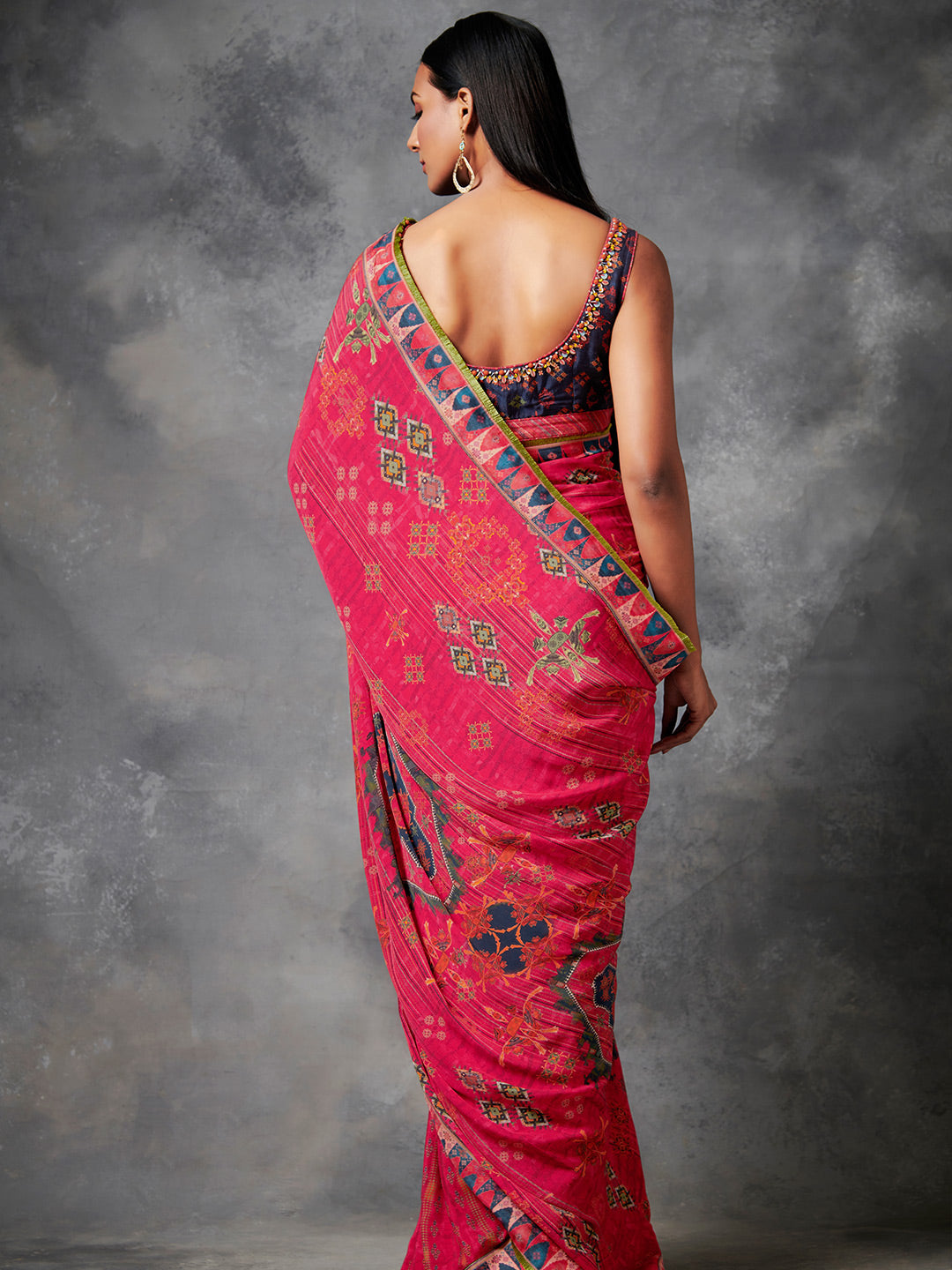 Nyrra Saree - Pink