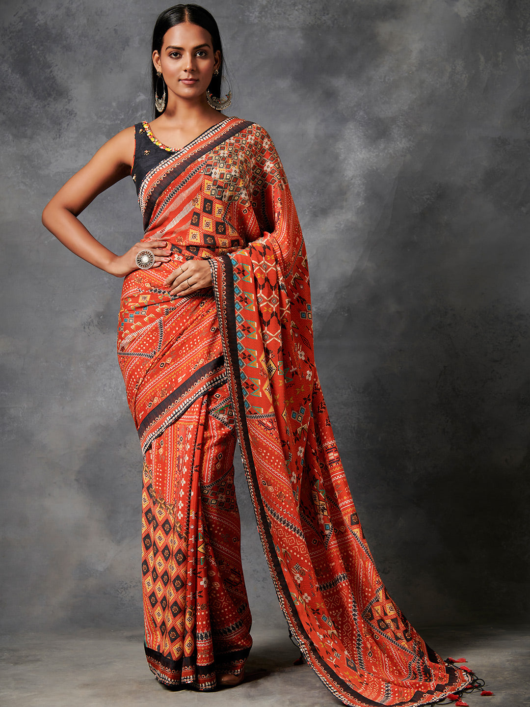 Vireya Saree - Red