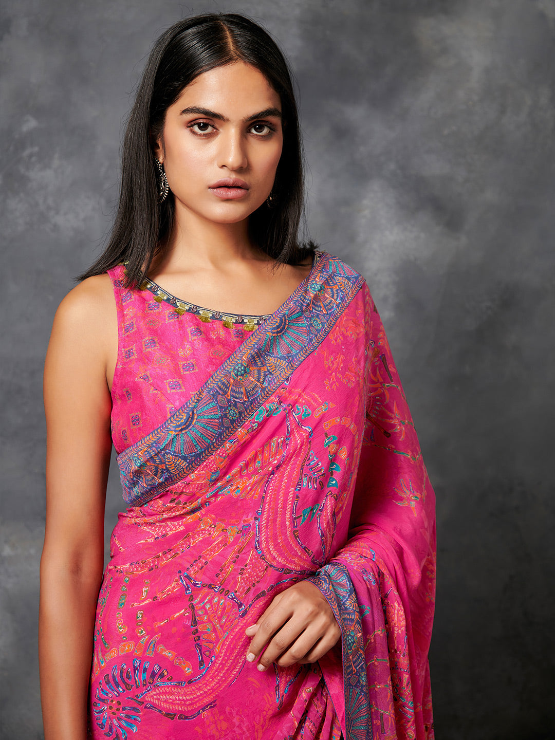 Sovira Saree - Pink