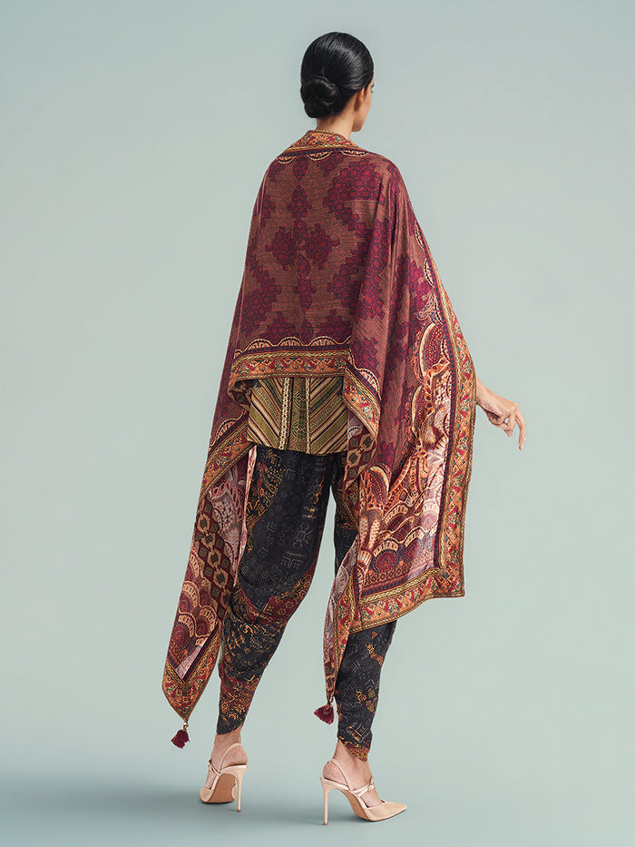 Rozana Dupatta - Wine