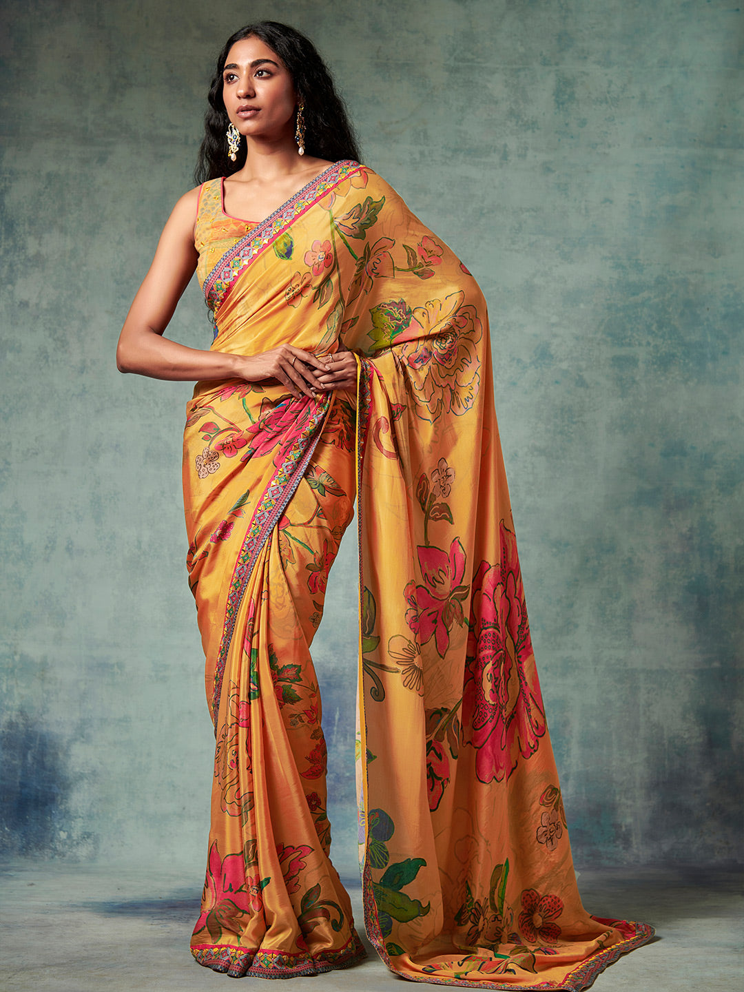 Aurielle Saree - Yellow