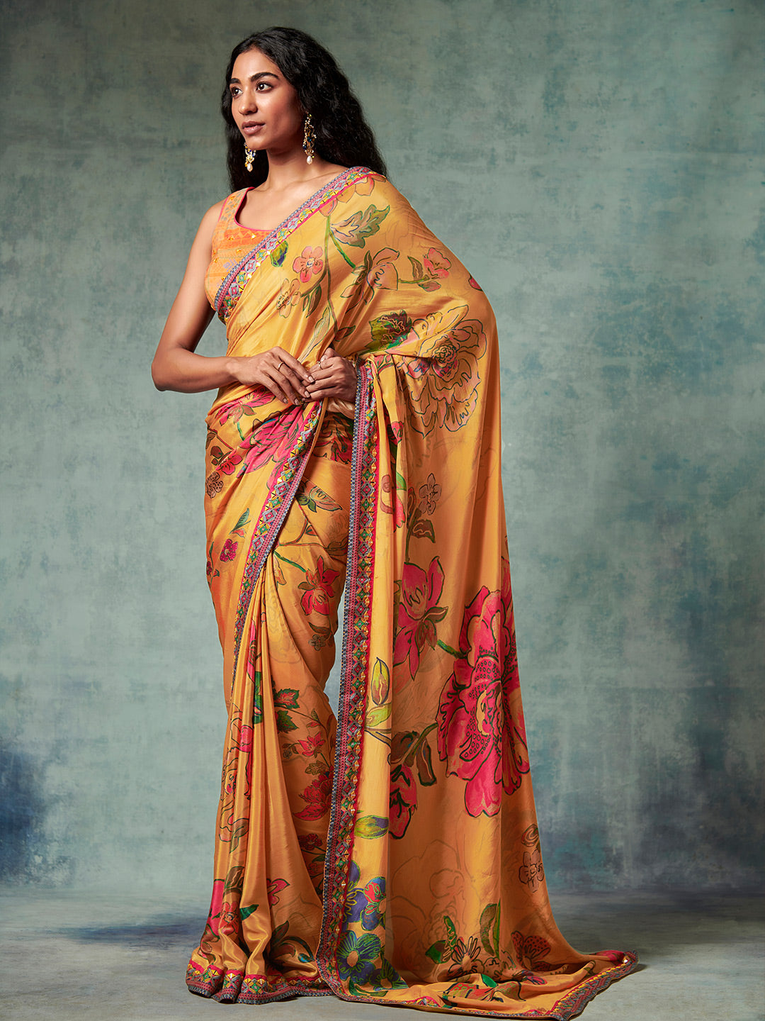 Aurielle Saree - Yellow