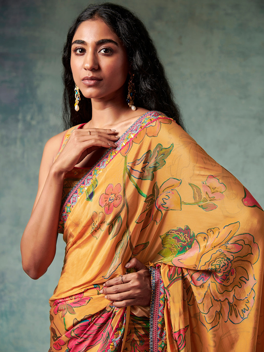 Aurielle Saree - Yellow