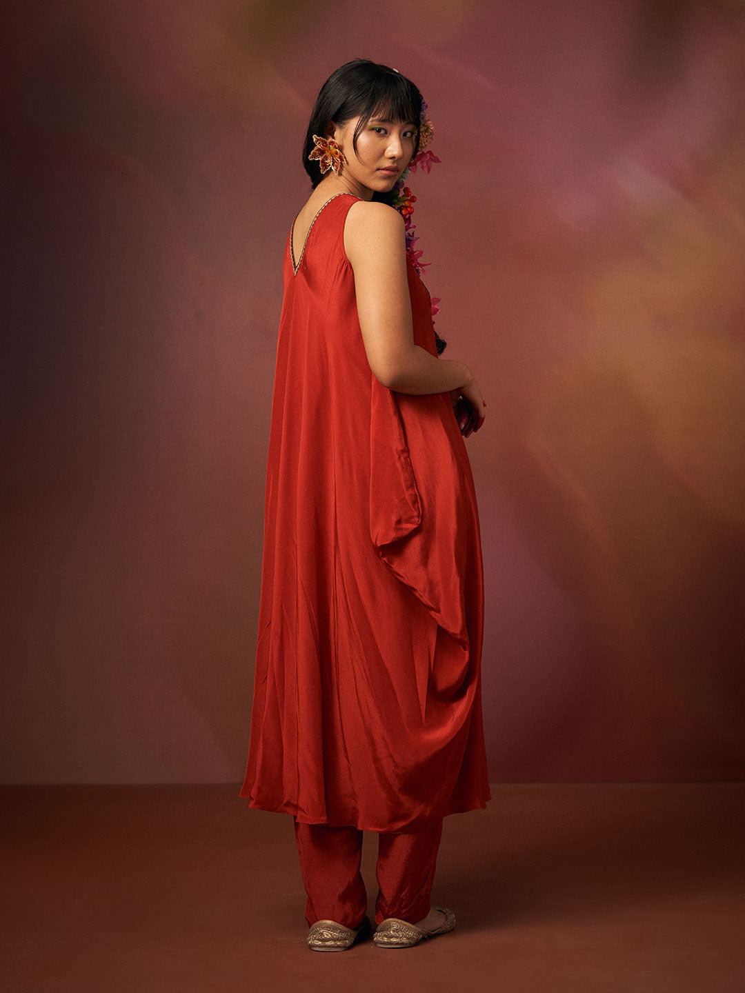 Kumkum Kurta Set - Red