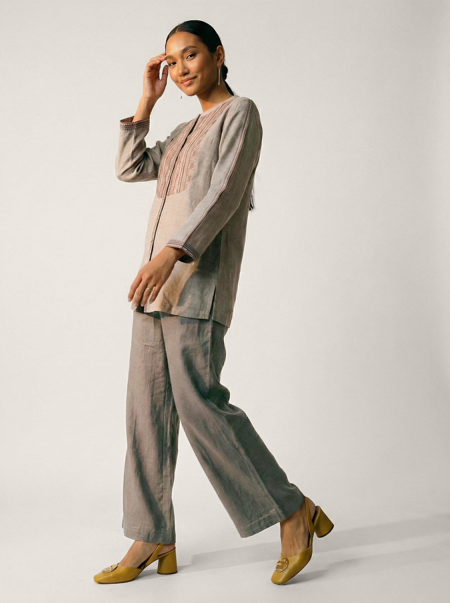 Grey Directive Co-ord Set - Grey