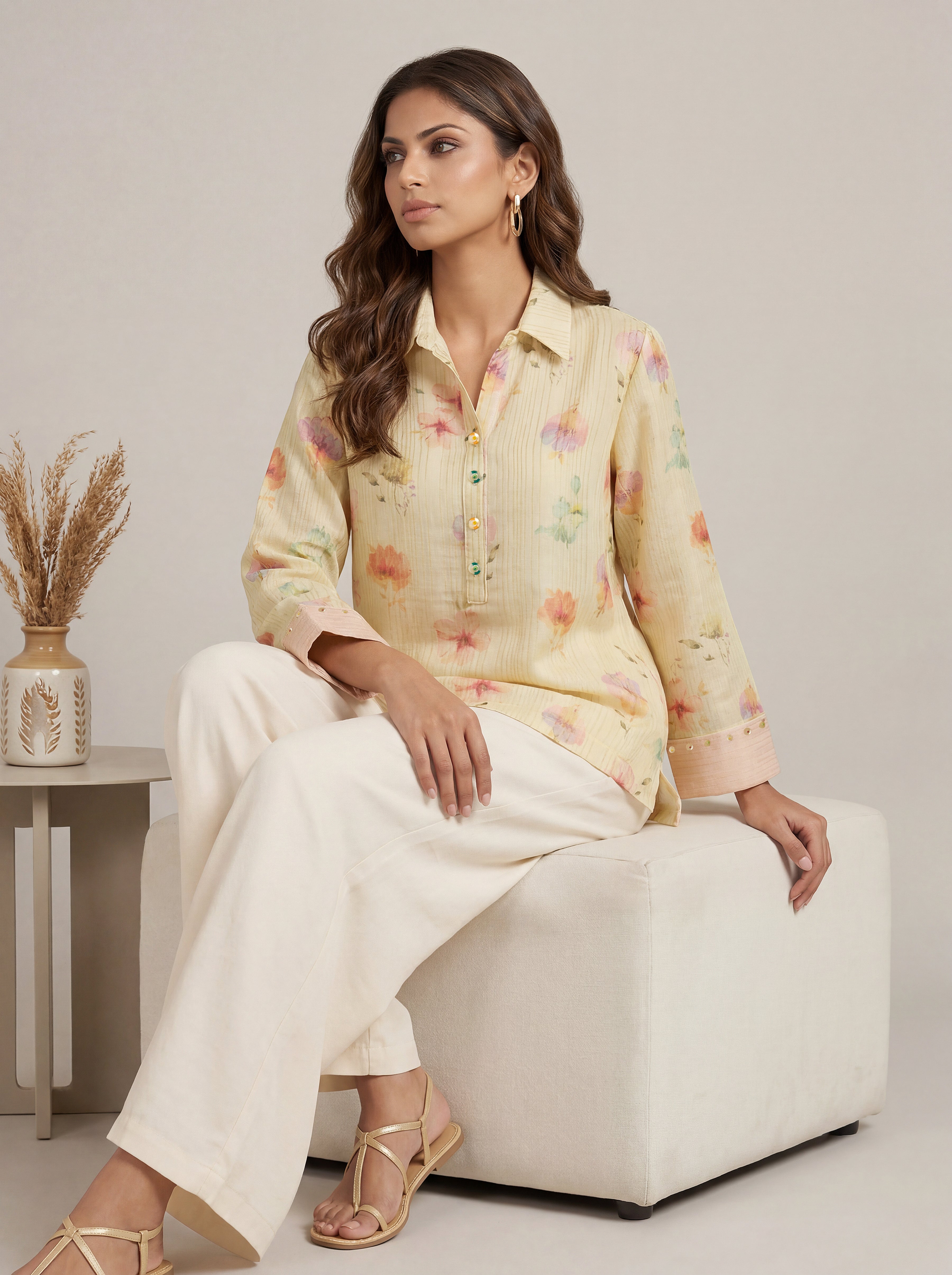 Printed Mira top