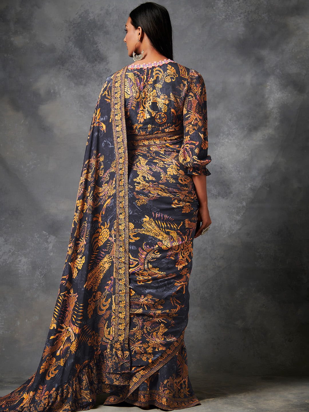 Arelia Saree - Black