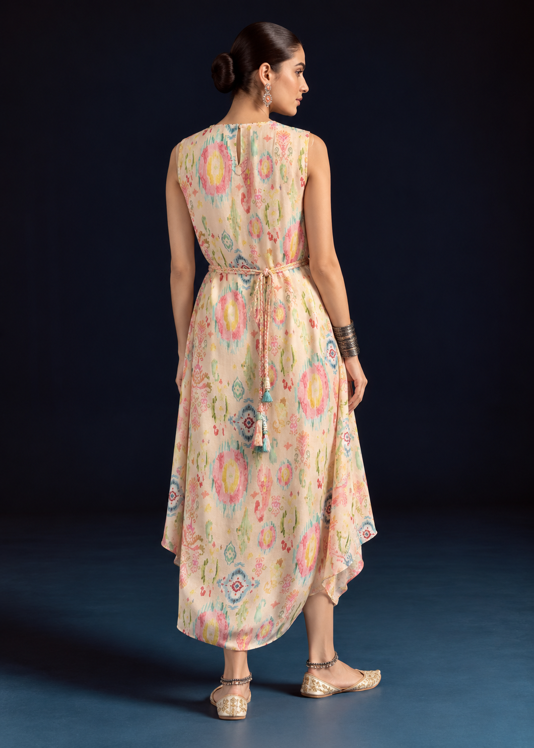 Aira  Ikat-inspired Dress – Multi