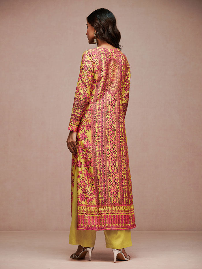 Pitaya Kurta Set – Mustard