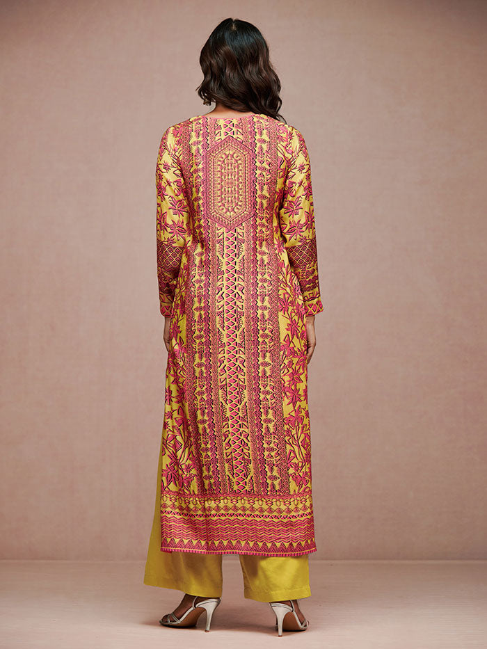 Pitaya Kurta Set – Mustard