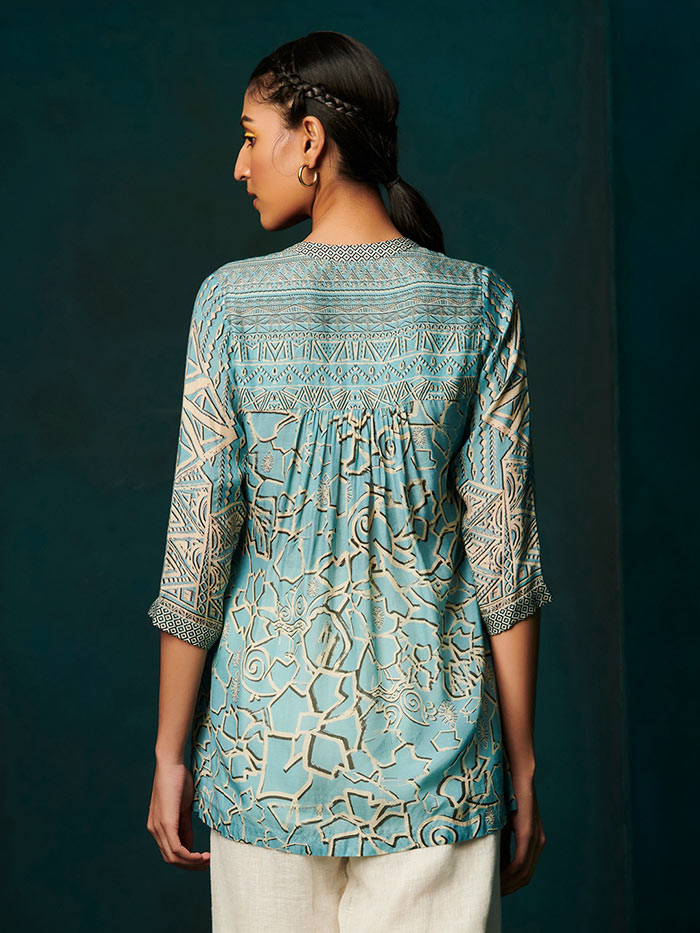 Azure Top - Blue