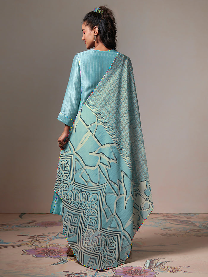 Opal Kurta Set - Blue