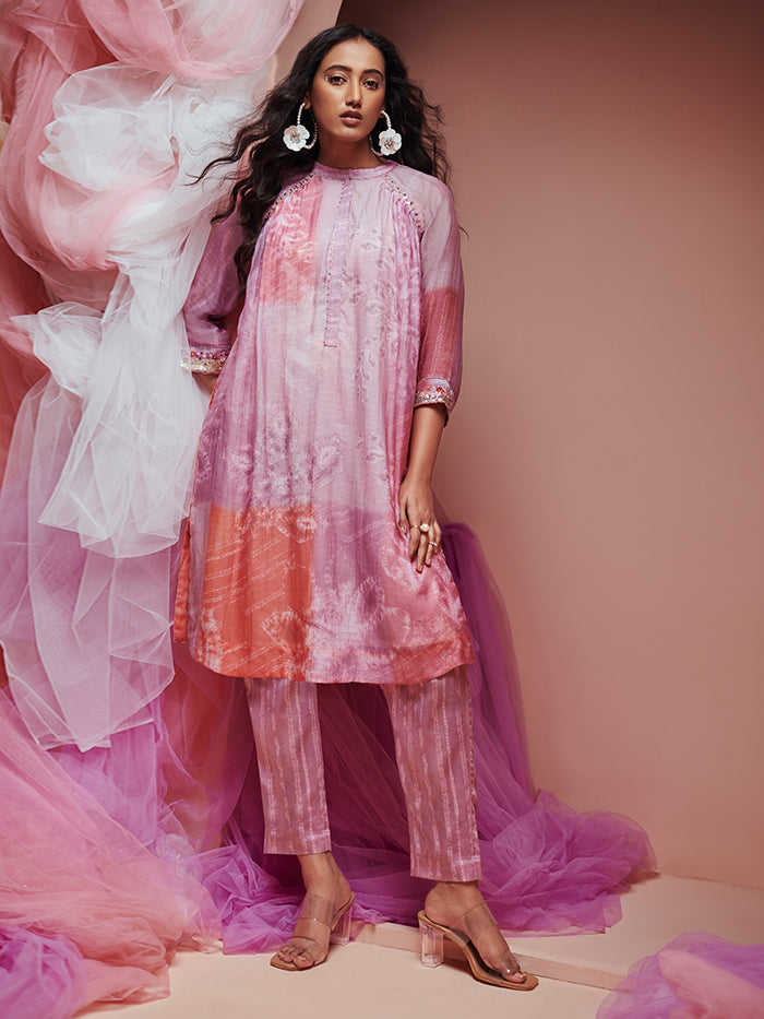 Aster Lilac Kurta Set