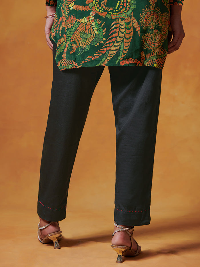 Black Straight Pants