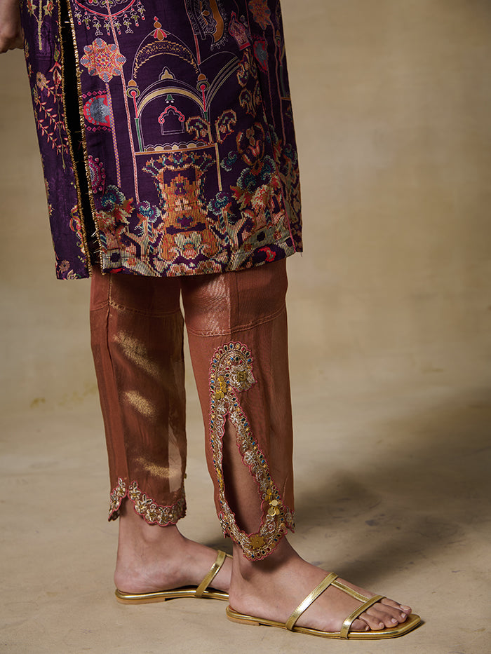 Zohra Kurta Set – Purple