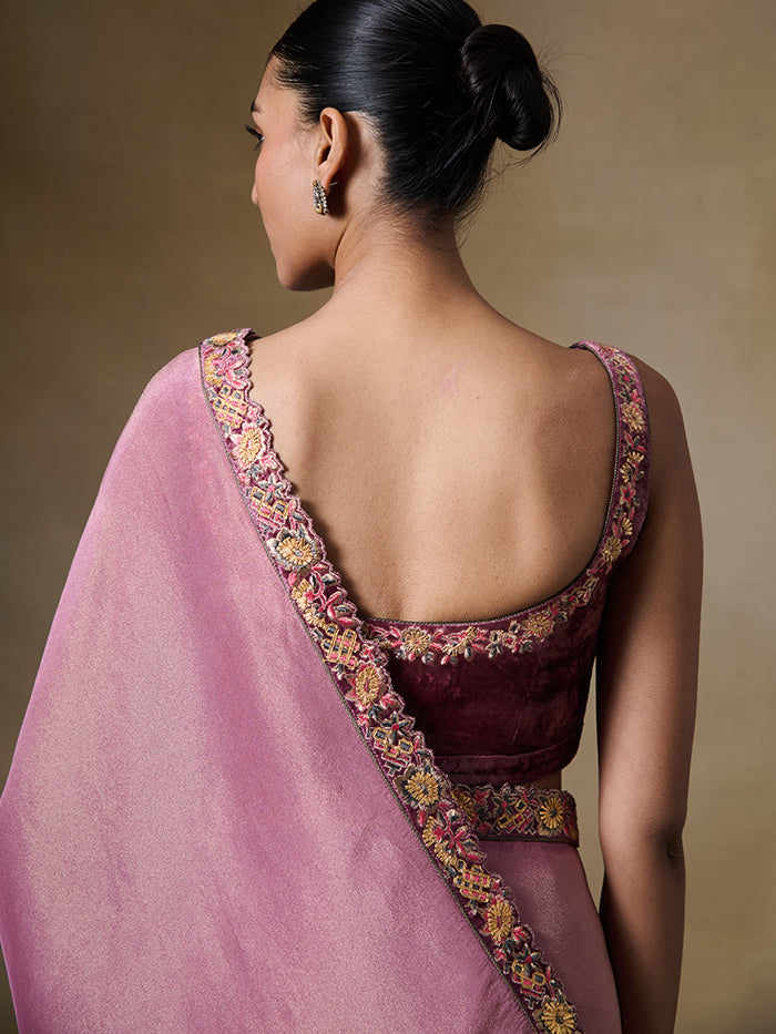 Alam Saree - Pink