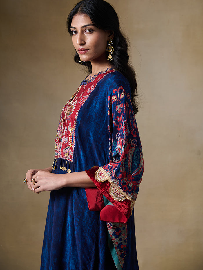 Hala Kurta Set – Blue