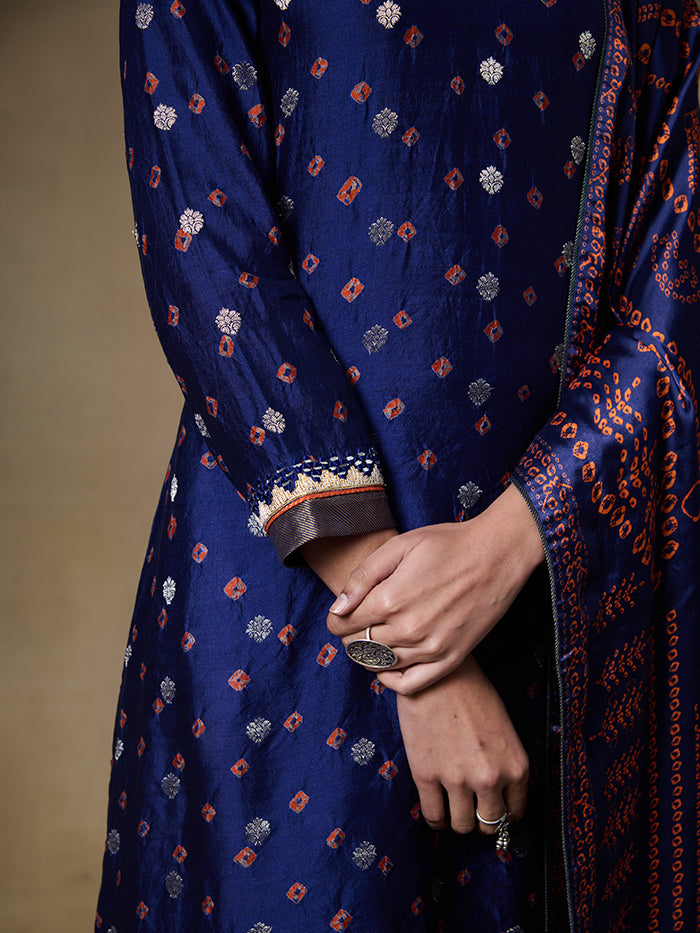 Baori Kurta Set - Blue