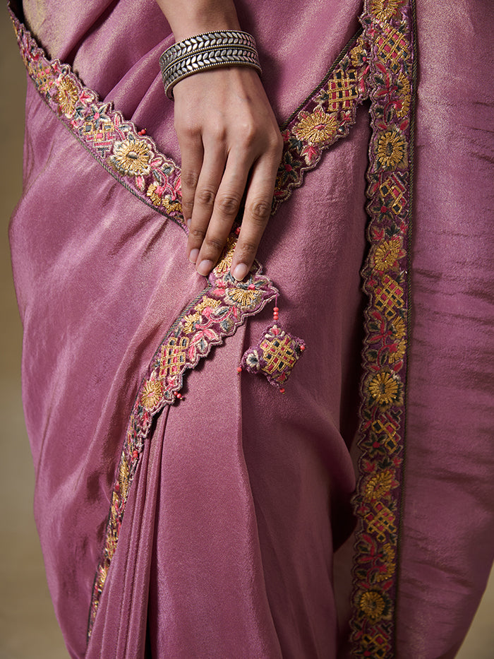 Alam Saree - Pink