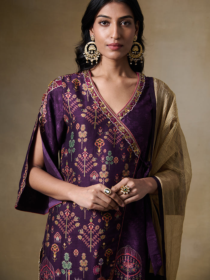 Zohra Kurta Set – Purple