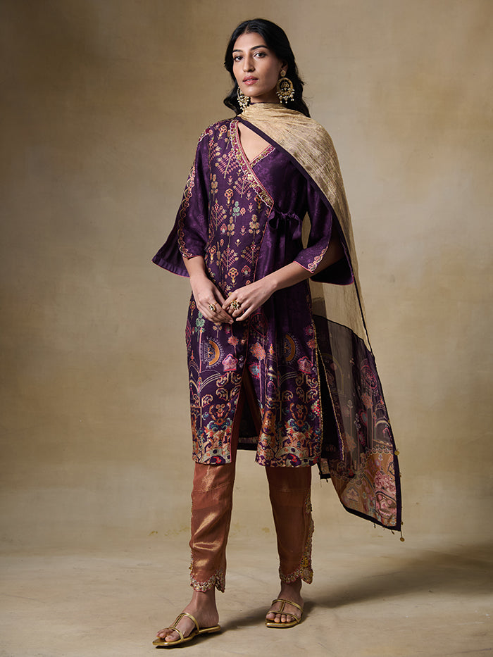 Zohra Kurta Set – Purple