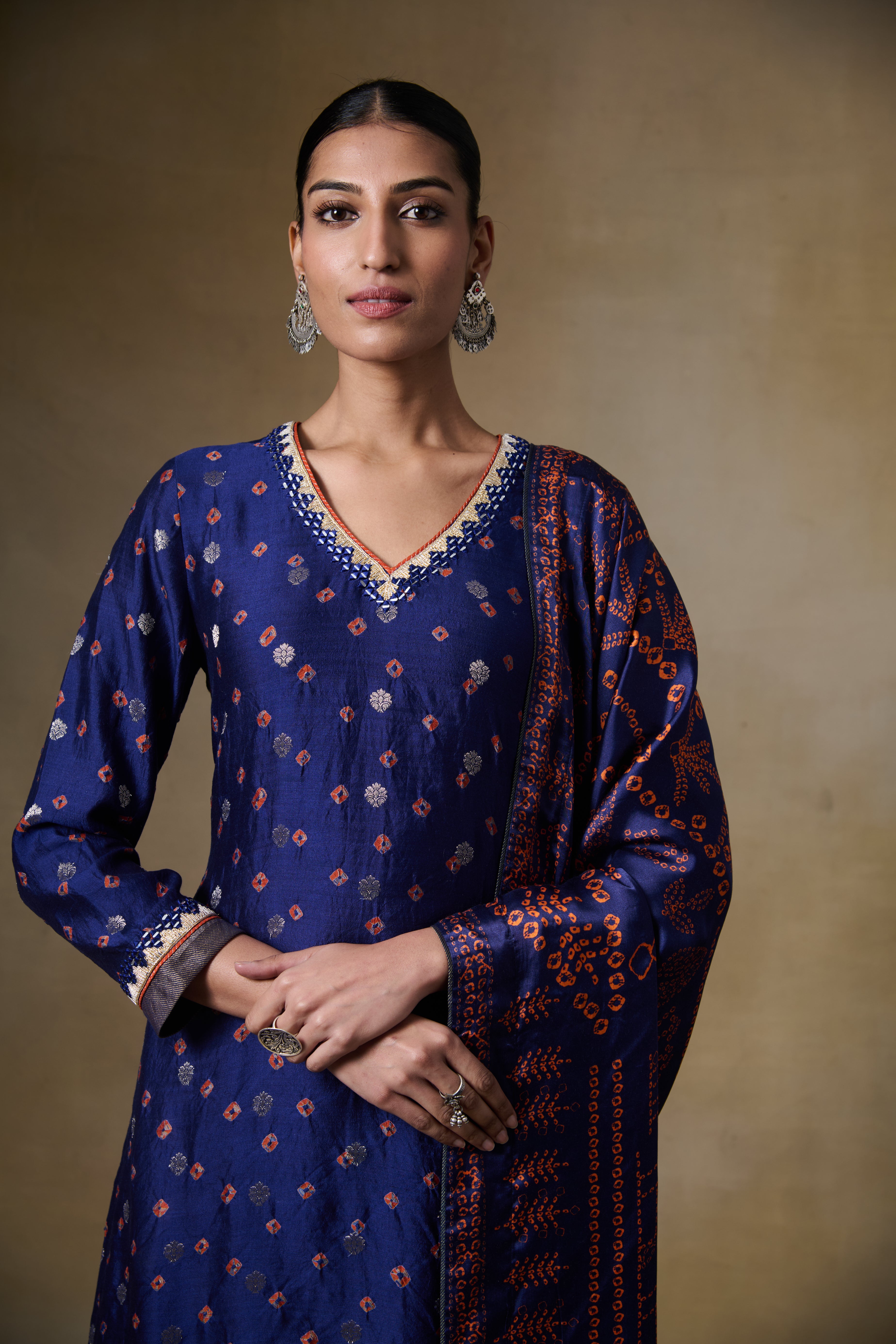 Baori Kurta Set - Blue