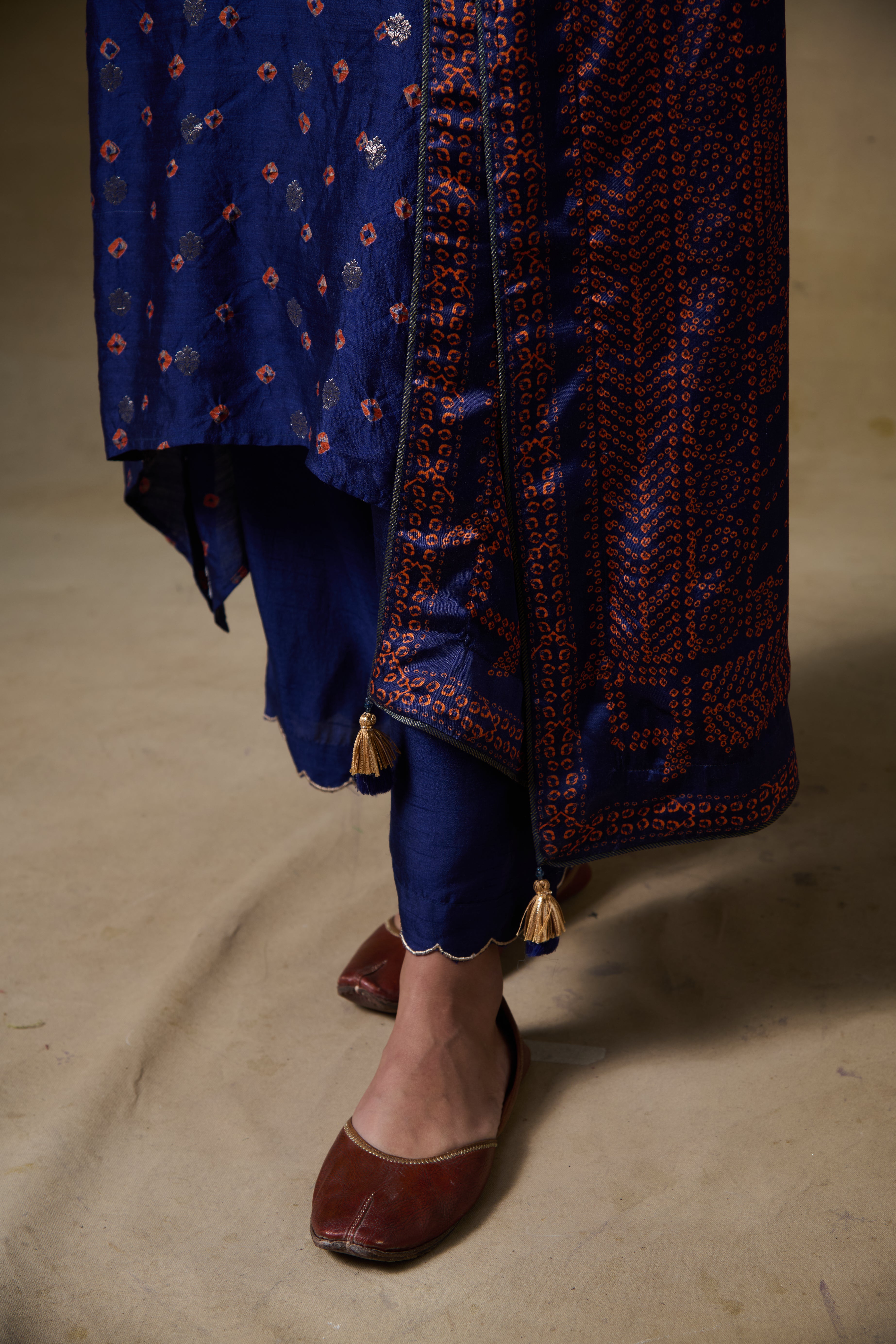 Baori Kurta Set - Blue
