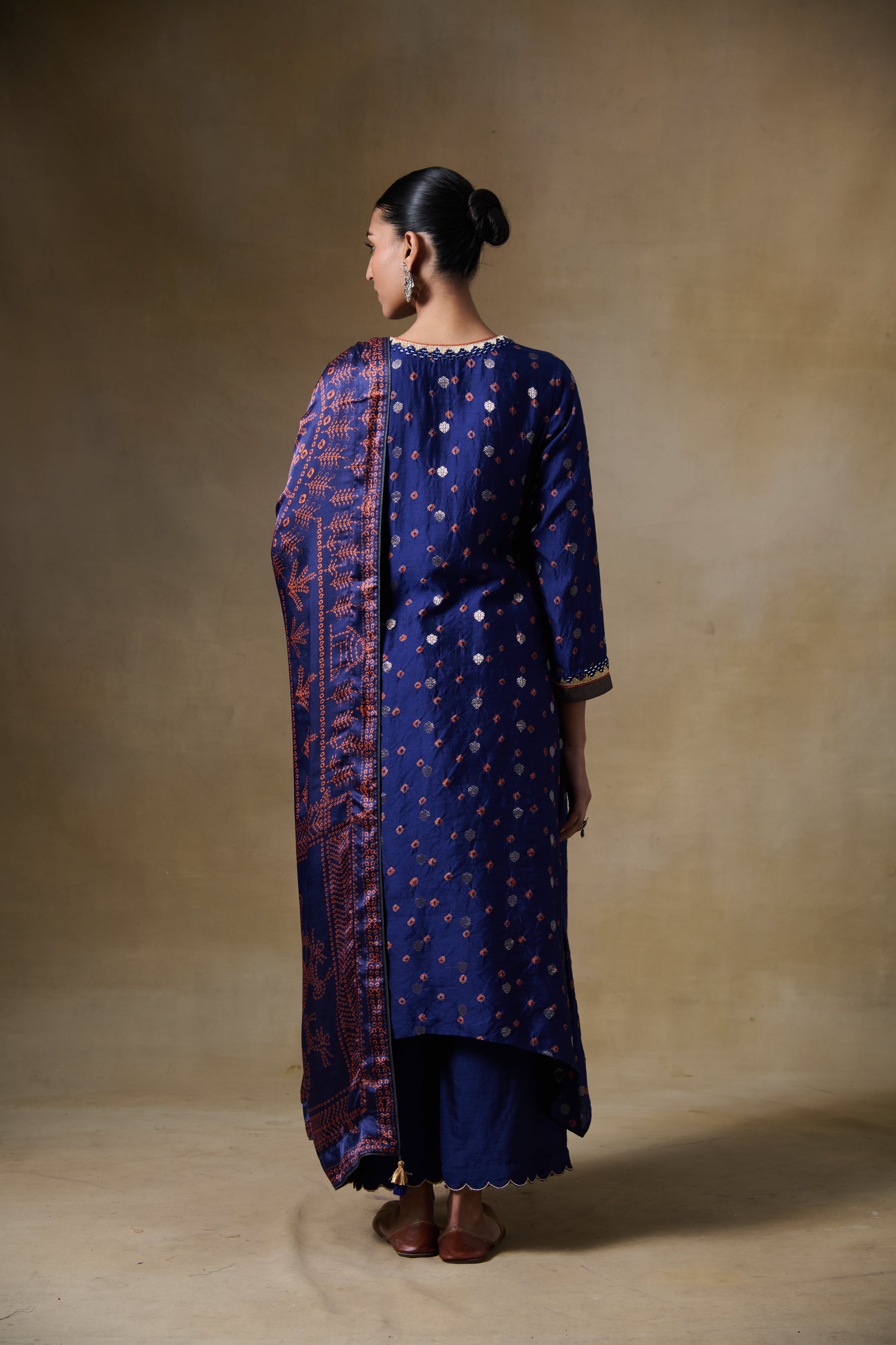 Baori Kurta Set - Blue