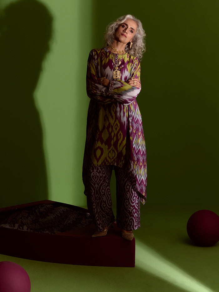 Ira Kurta Set - Purple