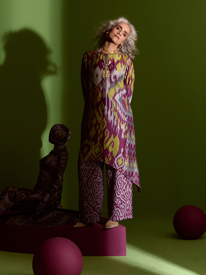 Ira Kurta Set - Purple