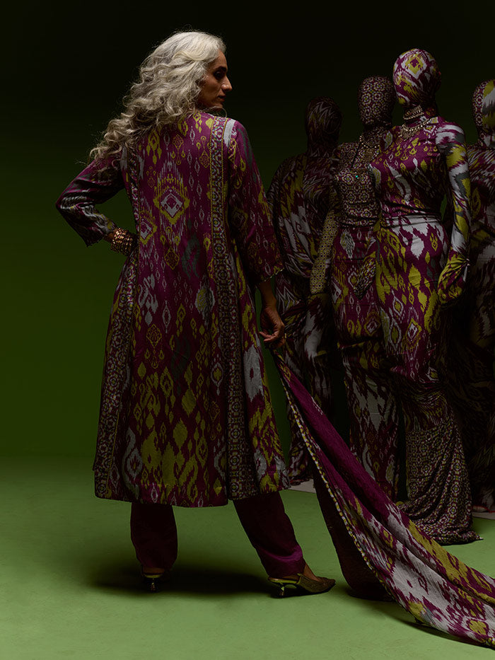 Naira Kurta Set - Purple