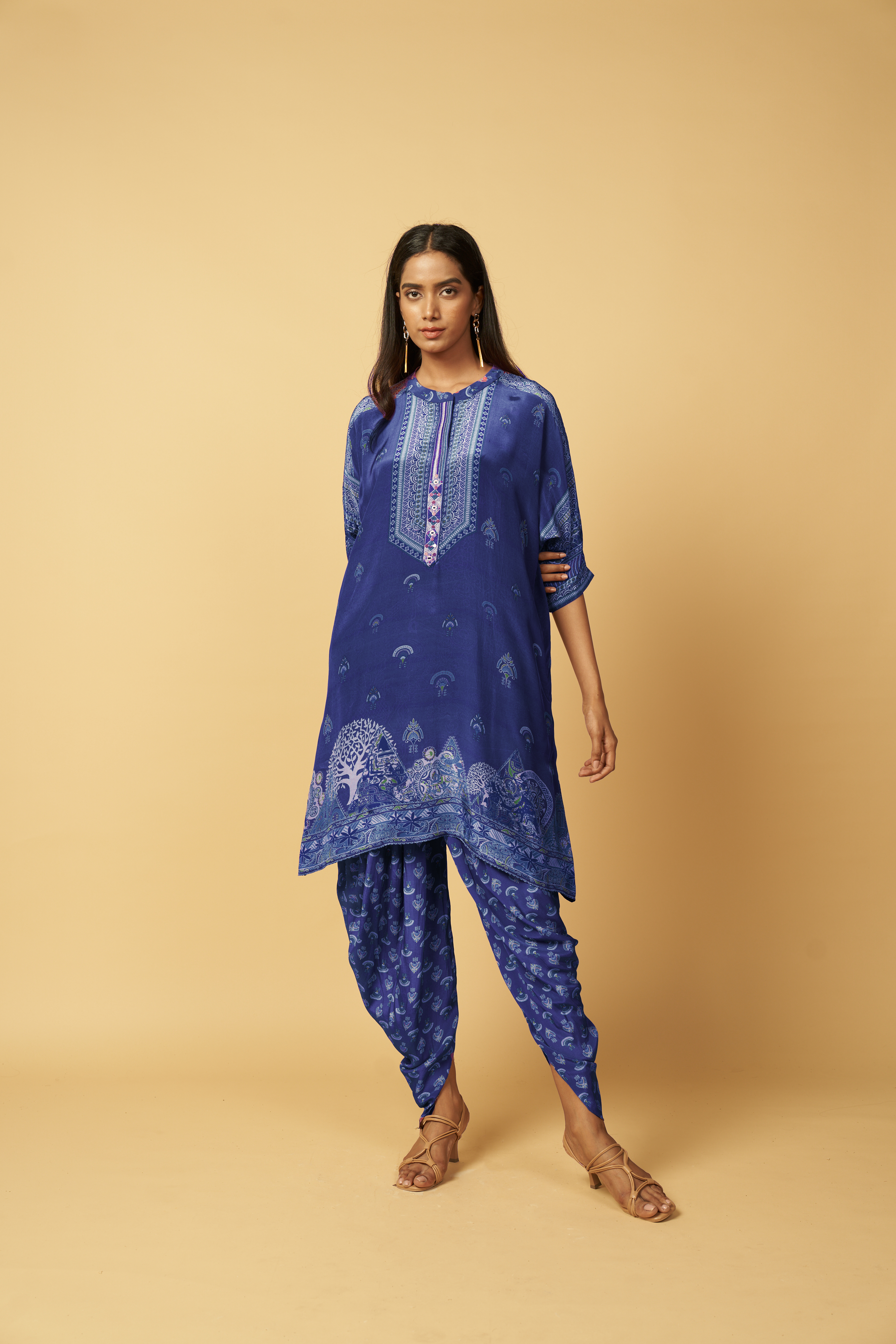 Chandrama Co-ord Set - Blue