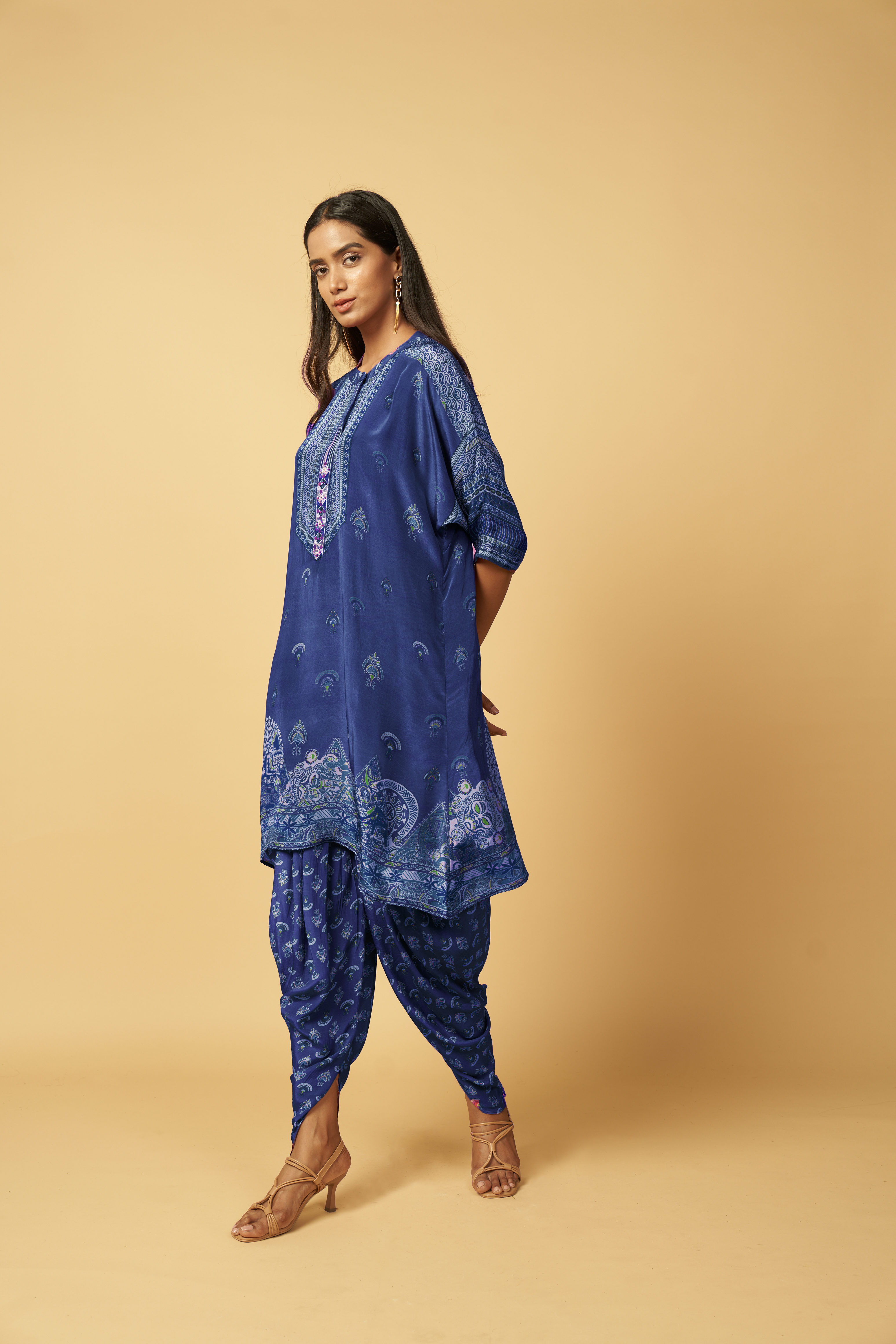 Chandrama Co-ord Set - Blue