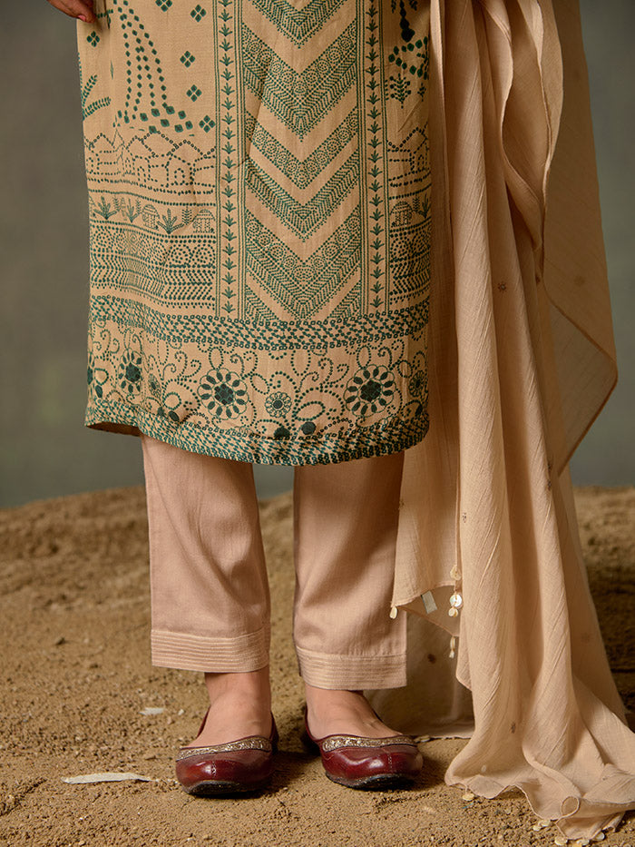 Beige Bottom | Shop Saundh Rozana